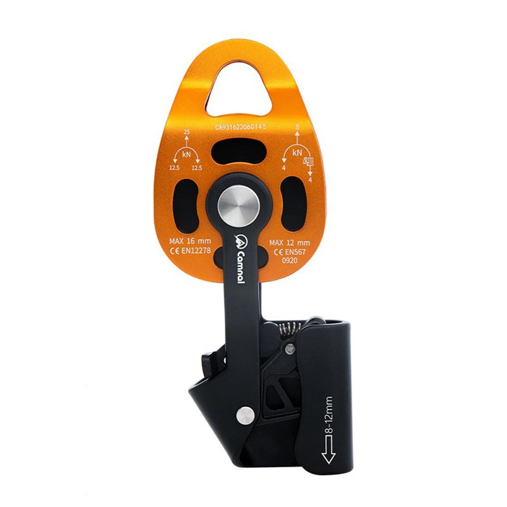 Climbing Pulley Professional Lift Accessory Lift Weight Pulley Device Rescue Survive Gear Rock Climb Heavy Transport Pulley Com