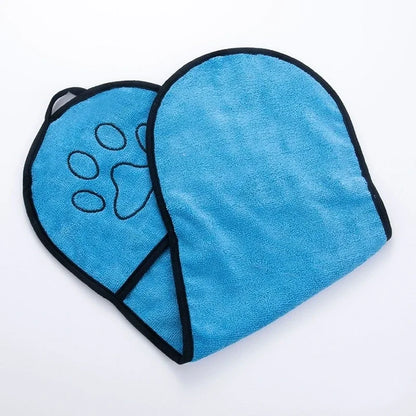 Super Absorbent Pet Bath Towel-Quick-Dry for Dogs &amp; Cats