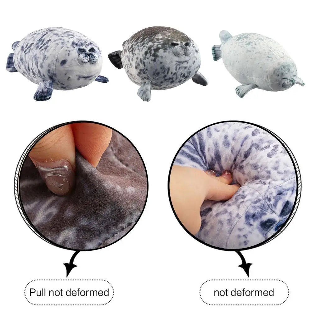 20CM Seal Pillow Kaiyukan Popular Soft Sea Animal Huggable Pillow Soft Cute Seal Doll Aquarium Plush Toy Kawaii