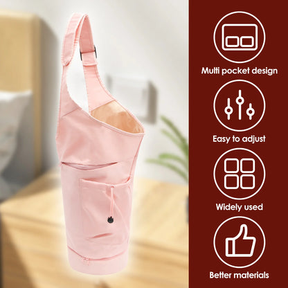 Yoga Mat Bag Large Opening Yoga Bag with Adjustable Shoulder Strap and Multiple Pocket Functional Fitness Mat Carrier for Women