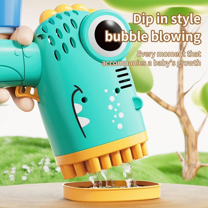 Dinosaur Bubble Machine 40 Hole Outdoor Wedding Children&