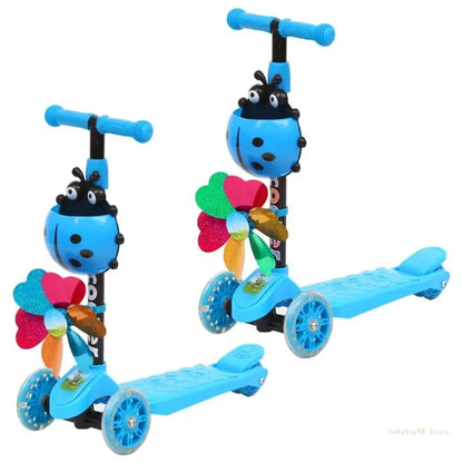 Y4UD Plastic Scooter Learn to Steer Supplies Gift Kids Children Baby Toy