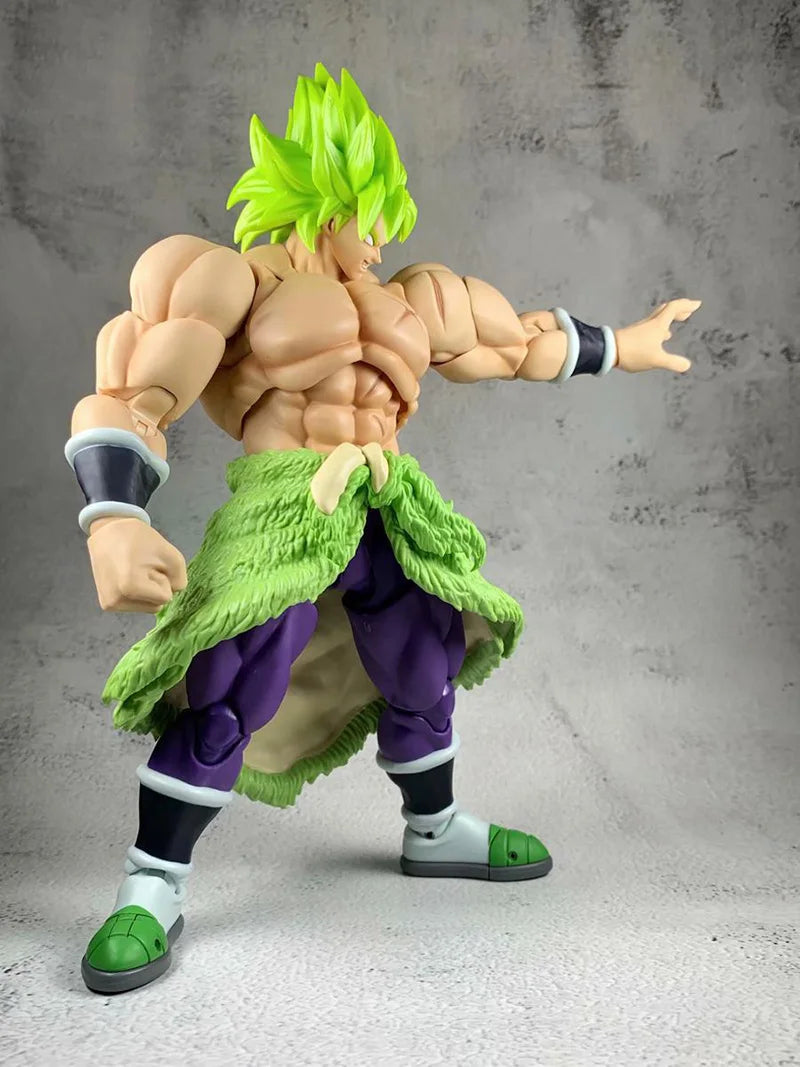 Anime Dragon Ball Super Broly Figure SHF Movable Super Saiyan Action Figure Collection Doll Figurine Toys 22cm Broli Model Toys