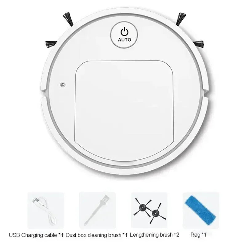 2025 4-in-1 Smart Home Appliance: Air Purifier, Mist Humidifier, Vacuum Cleaner &amp; Robotic Sweeper, Enhance Home Air Quality, Eff