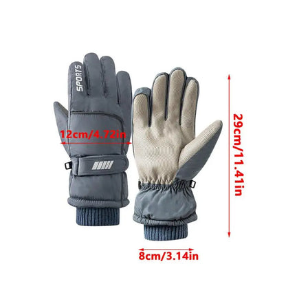 Men Winter Waterproof Cycling Gloves Outdoor Sports Running Motorcycle