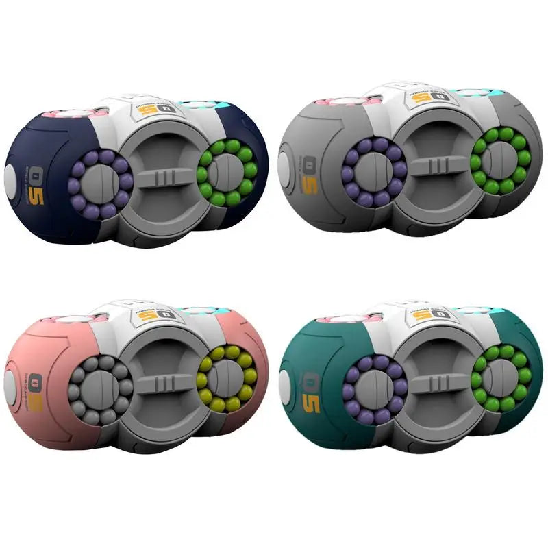 Magic Bean Rotating Toy Fidget Toys For Kids 360-Degree Rotating Learning & Education Toys Educational Cube Spinner For Kids