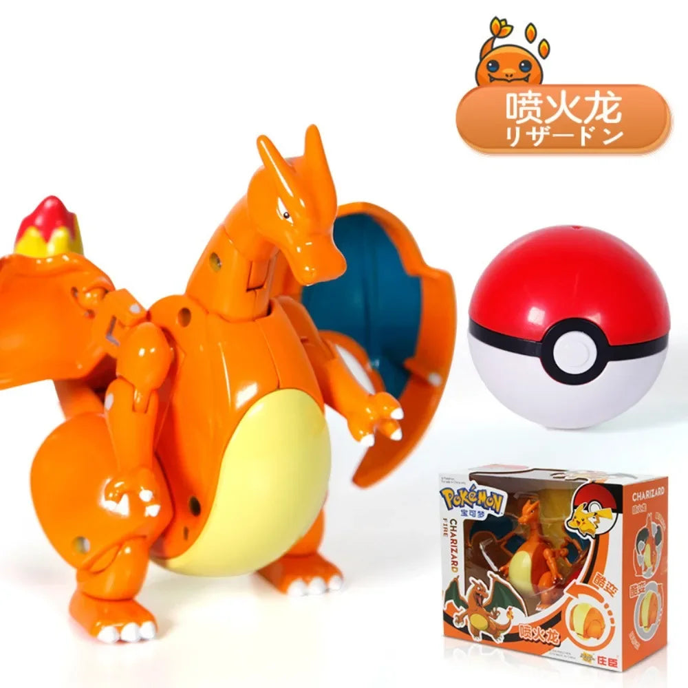 Genuine Pokemon Psyduck Eevee Lucario ASH-Greninja Blastoise Mewtwo Lapras Venusaur Dolls Figurines Handheld Model Toy Ornaments