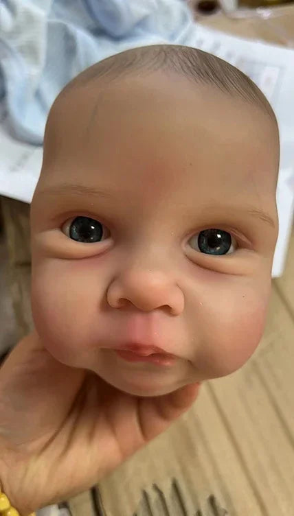 20inch Already Painted Kit Miley Reborn Doll Parts Cute Baby 3D Painting with Visible Veins Included Cloth Body and Eyes