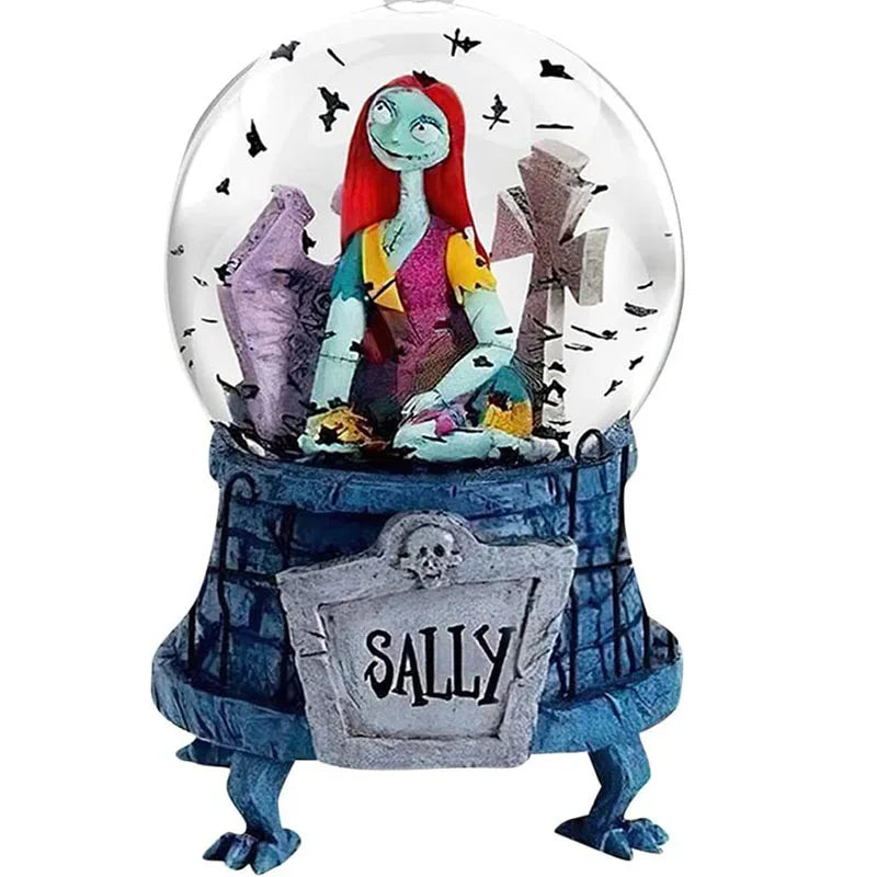 Disney Cartoon The Nightmare Before Christmas Sally Jack Anime Figures Christmas Tree Decoration Acrylic Plane Pendant Kids Toys