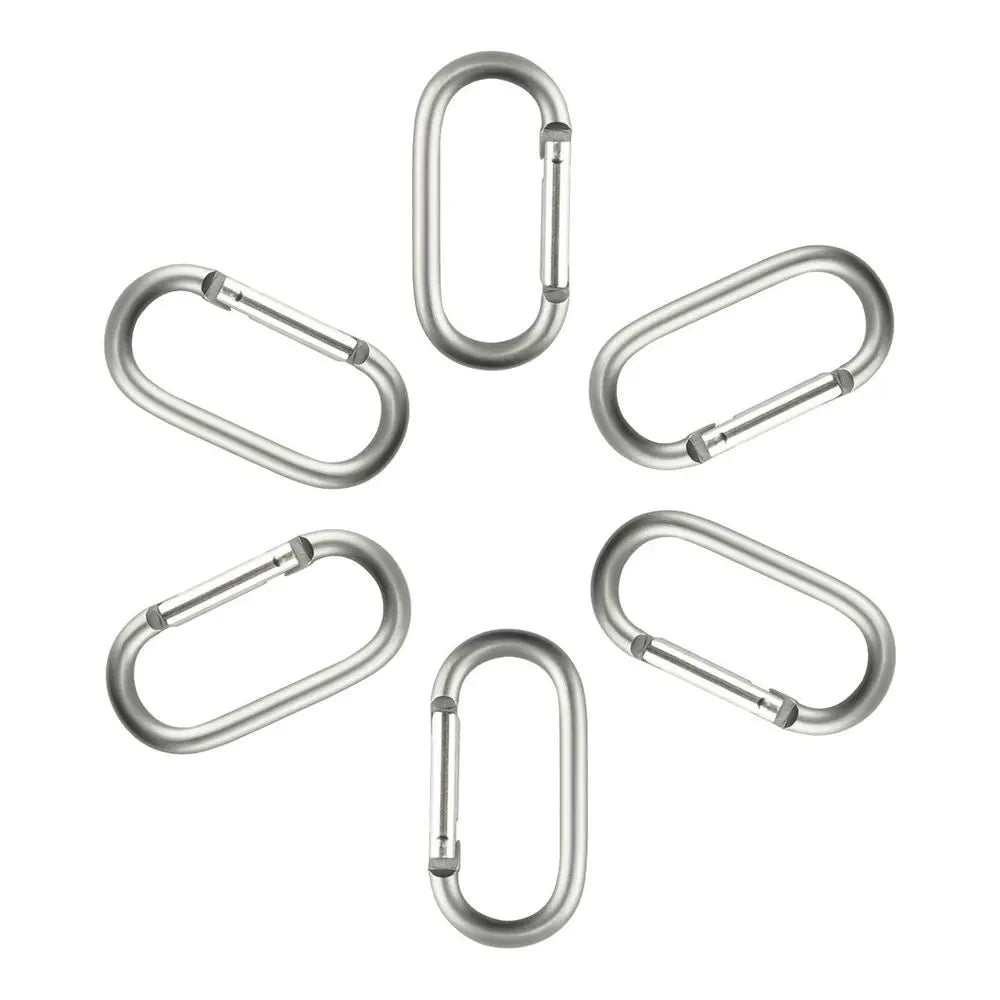 2/5/10pcs Alloy Aluminum Survival Gear Camp Mountaineering Hook Carabiners Carabiner Travel Kit Camping Equipment