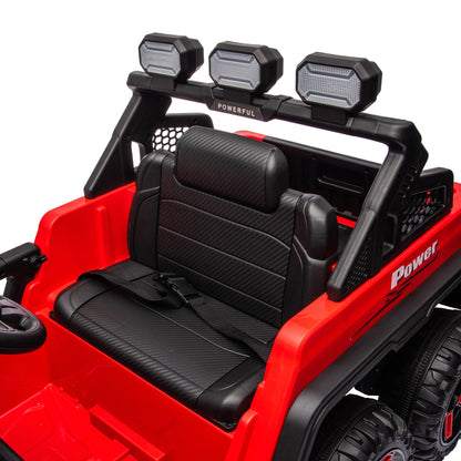 24V Ride On Large PickUp Truck car for Kids,ride On 4WD Toys with Remote Control,Parents Can Assist in Driving