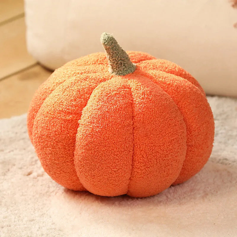 20cm New Nordic Halloween Pumpkin Plush Toy Plushie Soft Plant Stuffed Doll Holidays Props Decorative Throw Pillow for Kids