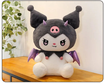 40 50 60 Cm Kawaii Large Size Demon Kuromi Plush Toys Angel Melody Doll Pillow Birthday and Holiday Gifts Cute Stuffed Toy Anime