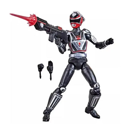 Hasbro Anime Power Rangers Squad Red Ranger Black Ranger Christmas Gifts Active Joint Genuine Action Figure Model Toys