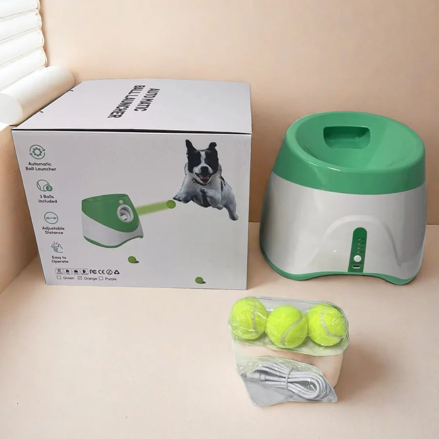 Pet Dog Automatic Ball Launcher Chase Toy