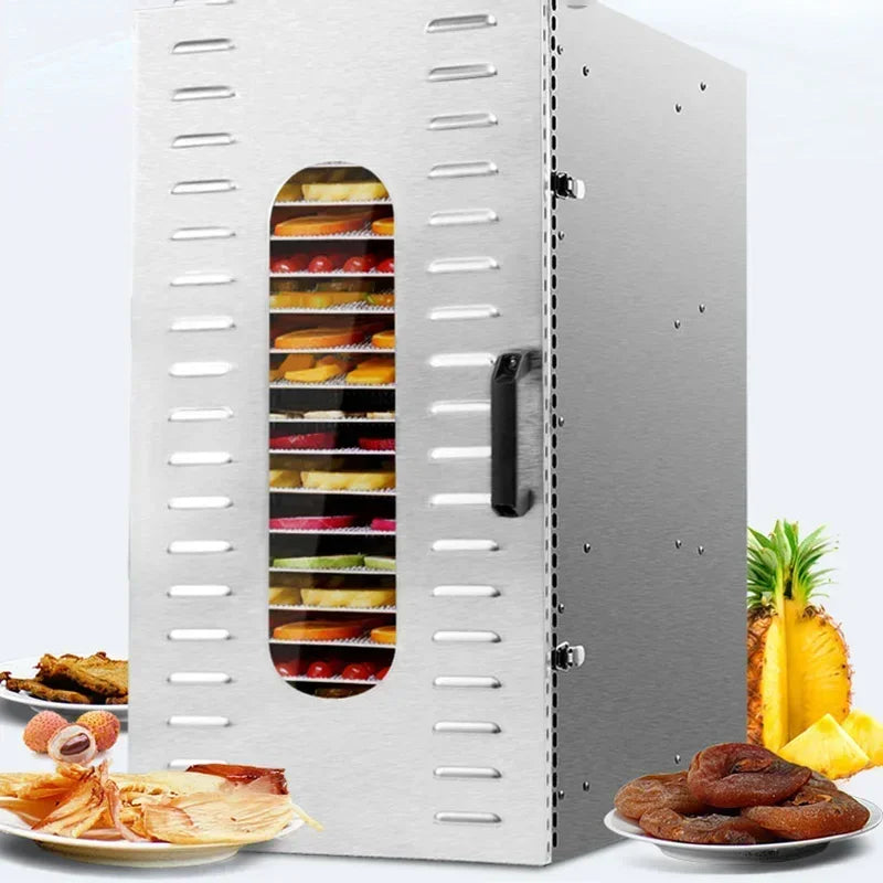 22 Layer Commercial Dehydrator 1500W Food dried fruit machine fruit tea vegetable soluble beans air-dried pet meat  food dryer