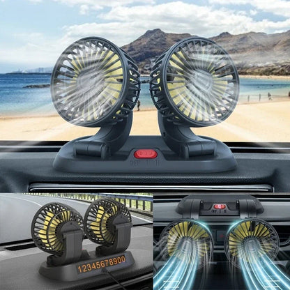 The sedan is a universal double-headed fan van with a large wind power electric fan for cooling