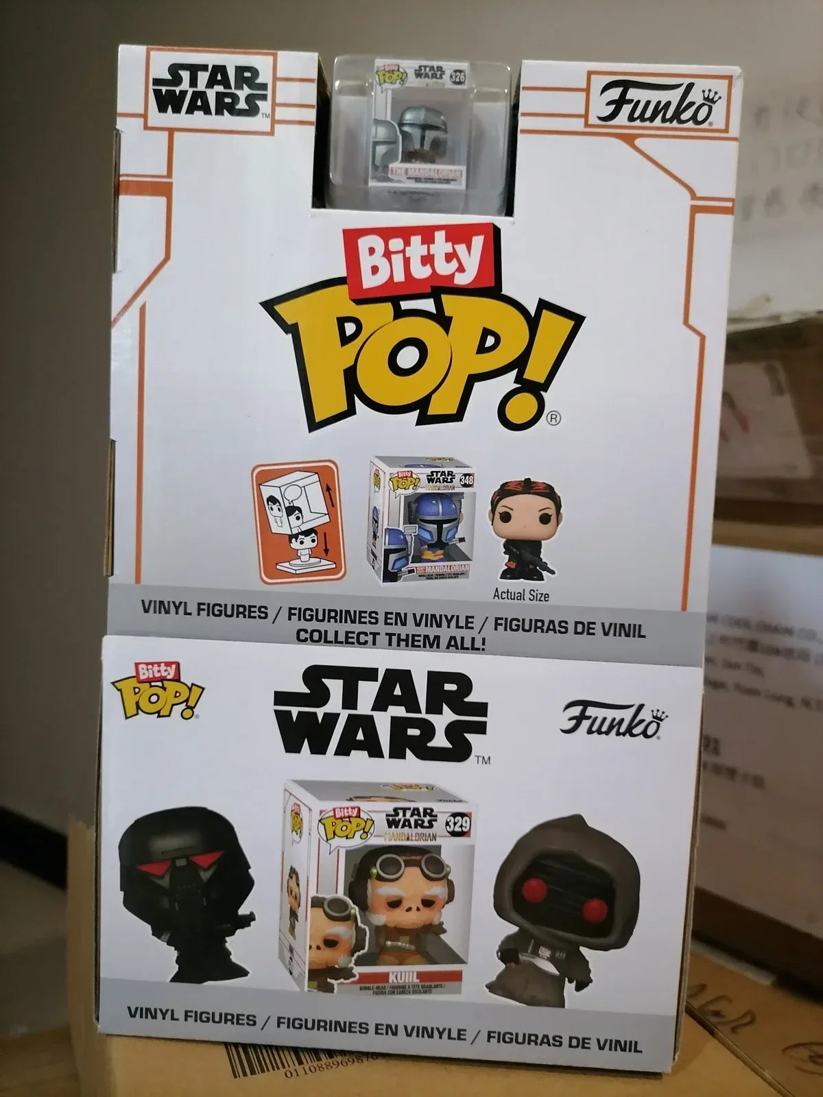 FUNKO Vinyl Mini Figures Bitty POP The Mandalorian Star Wars Doll Toy Collection Table Ornaments Mystery Blind Bags Kids Gifts