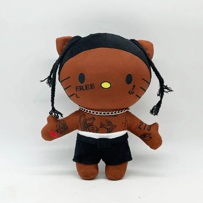 Travis Scott Plush Doll Hello Selena Plush Toys Cute Cartoon Anime Plush Doll Soft Stuffed Dolls Room Decoration Kids Toy Gifts