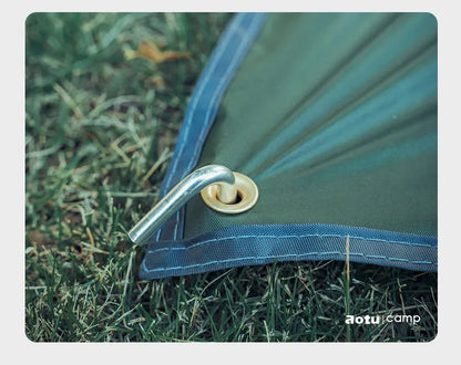 Waterproof Oxford Ground Sheet Floor Cloth Camping Mat Picnic Mat Oxford Cloth Wear-Resistant Anti-Tie Floor Mat With Nails