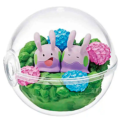 Genuine Re-Ment Pokemon Terrarium Collection Relaxing Time Psyduck Quagsire Trapinch Slowpoke Goomy Munchlax Blind Box Toys Gift