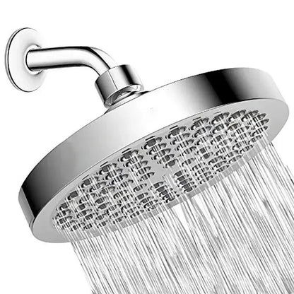 Round High Pressure Shower Head Angle Bathroom Adjustable Shower Head Luxury Chrome Bathroom Rain Shower Head Black/silver
