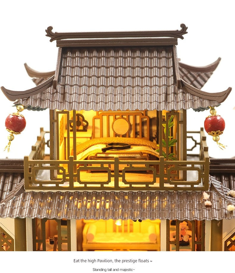 Chinese Style Fairyland House Ancient Architecture DIY Cottage