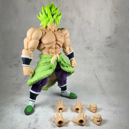 SHF Dragon Ball Super Broly Action Figure Saiya Collection Doll Anime Theater Version Figures Toy 22cm Broli Movable Model Toys