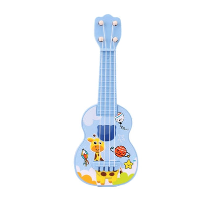 Cartoon Ukulele Toy Accordian Mini Guitar Musical Instruments for Children Kids