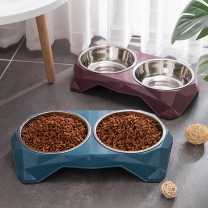 Pet Diamond Double Dowl for Dogs/Cats