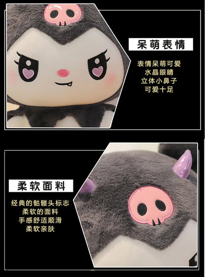 40 50 60 Cm Kawaii Large Size Demon Kuromi Plush Toys Angel Melody Doll Pillow Birthday and Holiday Gifts Cute Stuffed Toy Anime