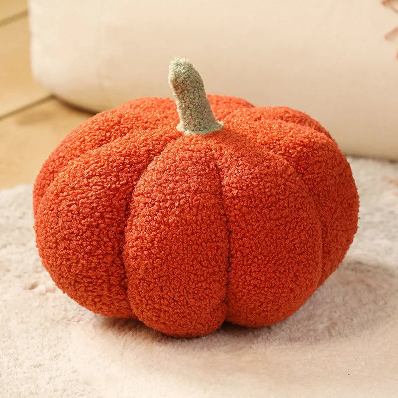 20cm New Nordic Halloween Pumpkin Plush Toy Plushie Soft Plant Stuffed Doll Holidays Props Decorative Throw Pillow for Kids