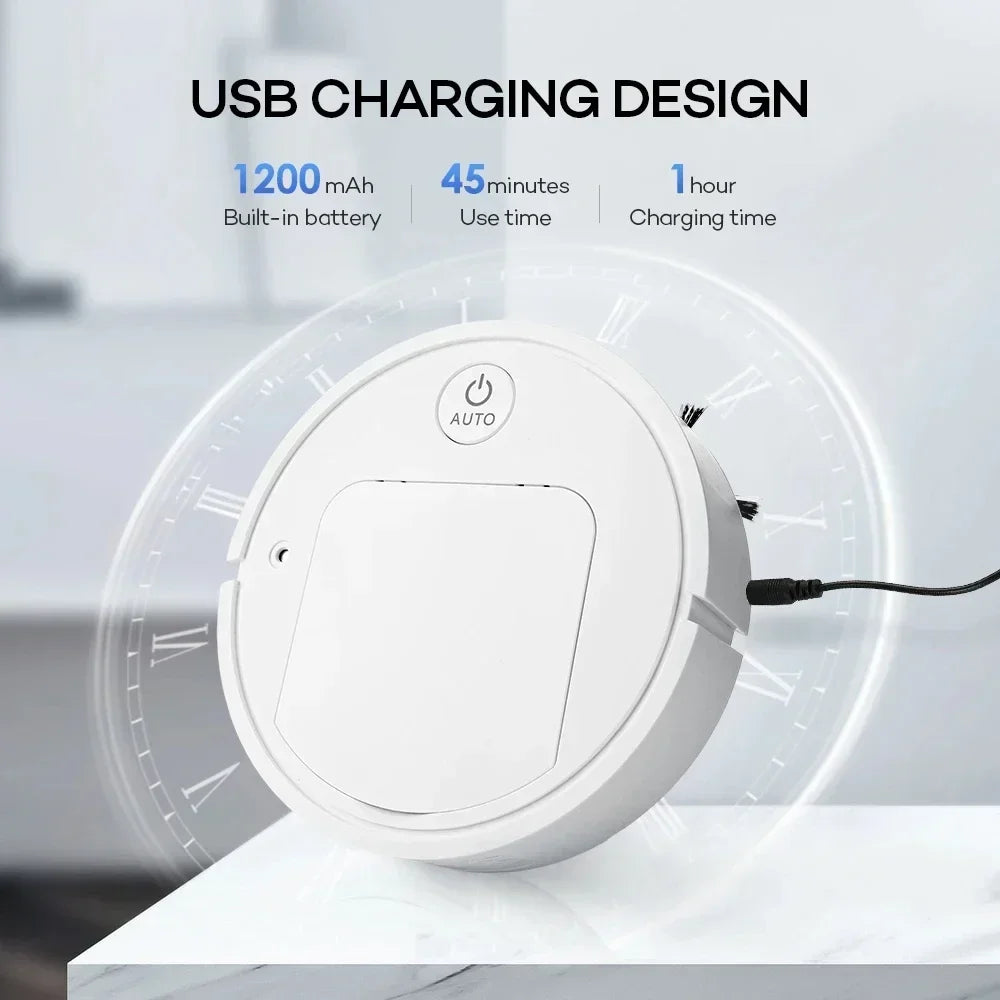 2025 4-in-1 Smart Home Appliance: Air Purifier, Mist Humidifier, Vacuum Cleaner &amp; Robotic Sweeper, Enhance Home Air Quality, Eff