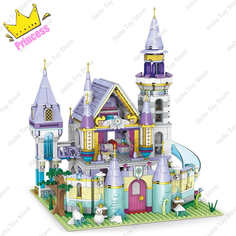 Hot Friends City House Summer Holiday Seaside Villa Apartment Building Blocks Sets Figures DIY Toys for Kid Girls Christmas Gift