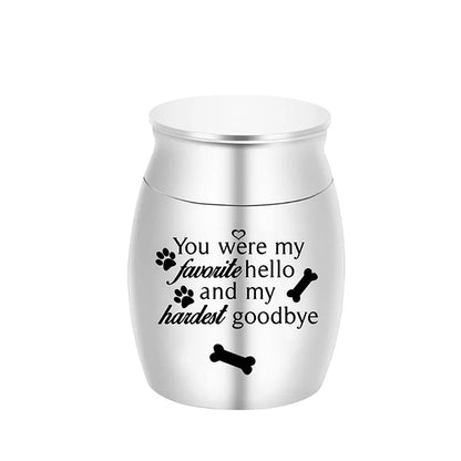 Pet Memorial Small Urn for Dog Ashes