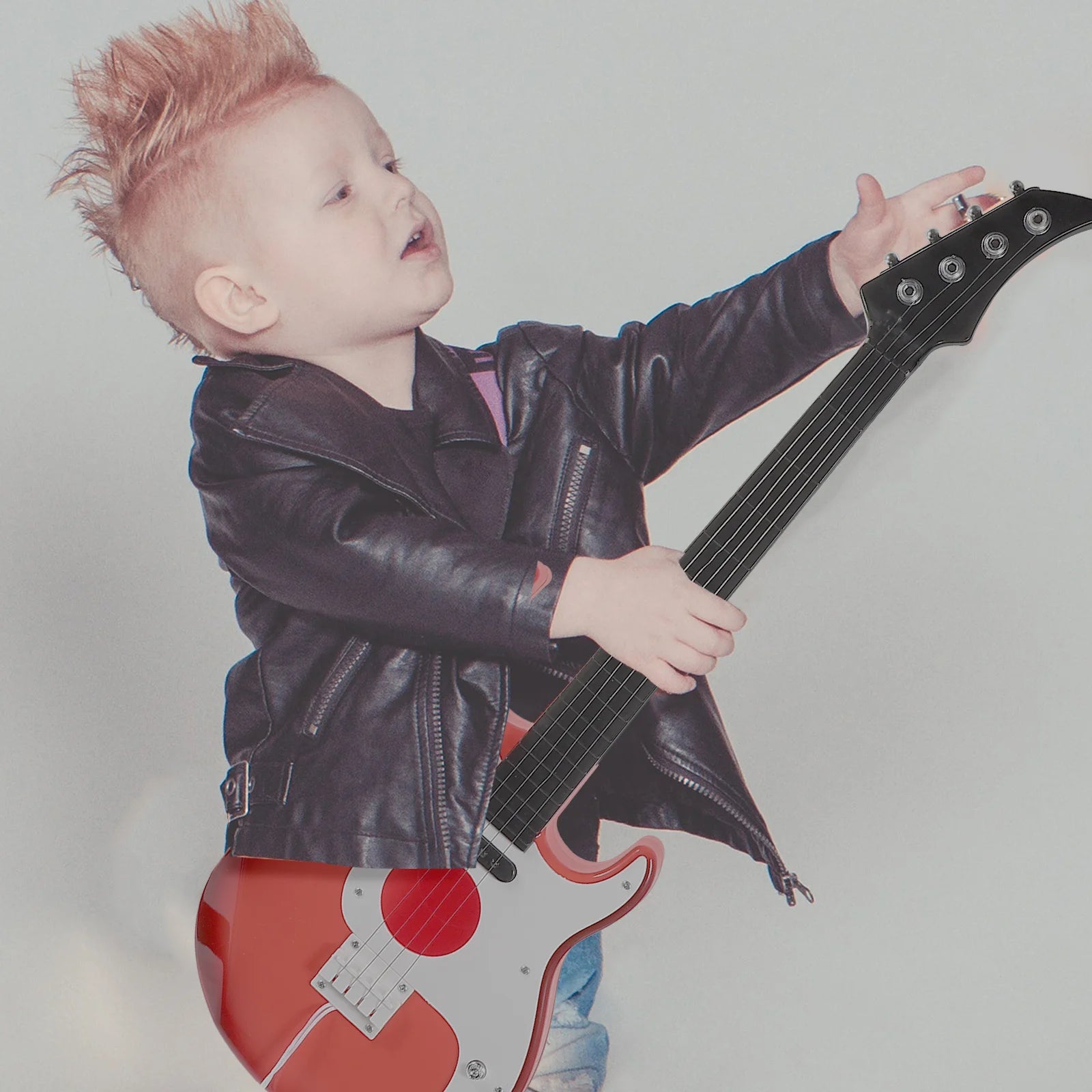 Children's Guitar Toy Toddler For Beginners Musical Learning Toys Training Instrument Kids Electric Mini