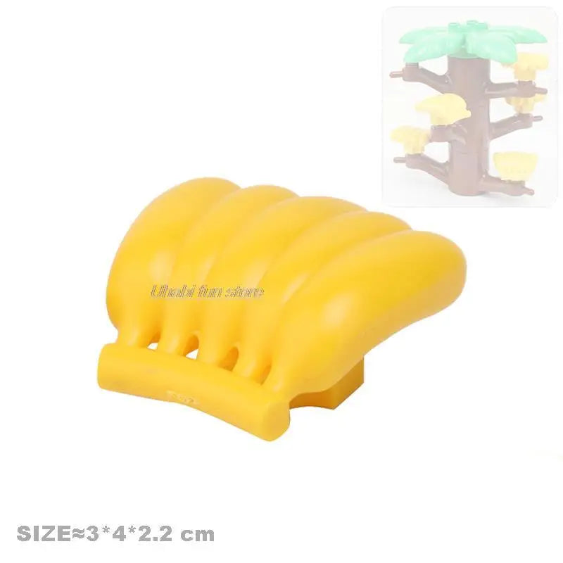 Big Building Block Accessories Compatible Duplos Houses Villas Construction Gear Rotate Connection Children Assembly Parts Toys