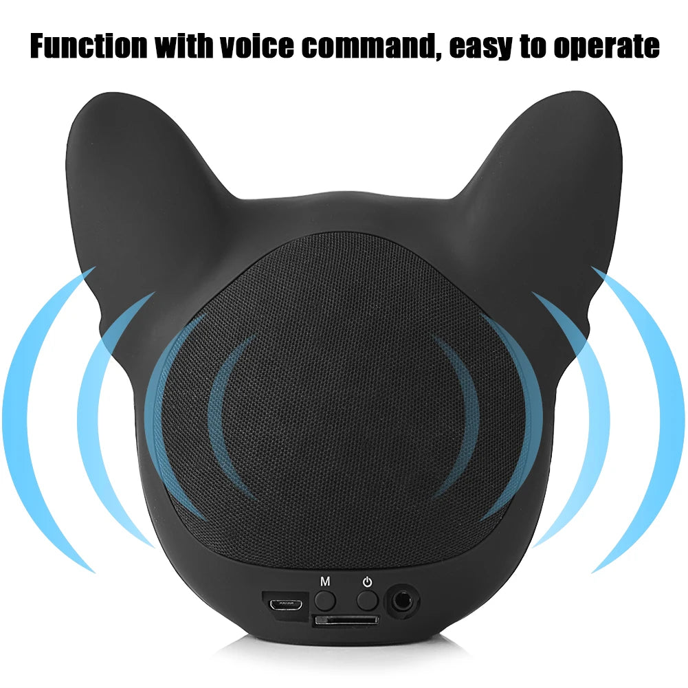 Bluetooth Speaker Portable Dog Shaped Stereo Sound Music Player Bluetooth Wireless Speaker Stereo Sound Speaker Portable Speaker