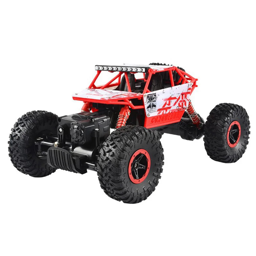 Remote Controlled Monster Truck, 2.4GHz 4WD Off-road RockTracked Vehicle, 1:16 All Terrain Rechargeable Electric Toy  Gifts