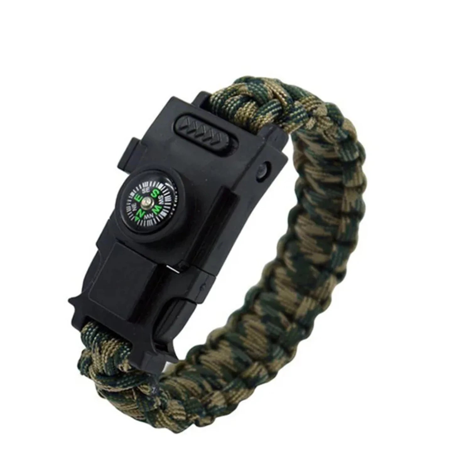 Top-Quality 4mm Paracord 550 Bracelet with Emergency Lights - Essential Outdoor Survival Gear