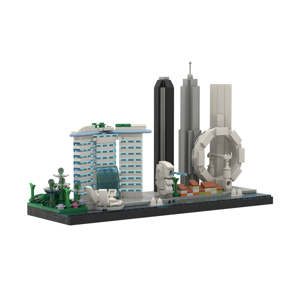 BuildMOC City Skyline Saint Petersburg Rome Washington Rotterdam Architecture Street View House  Building Blocks Kids  Toys Gift