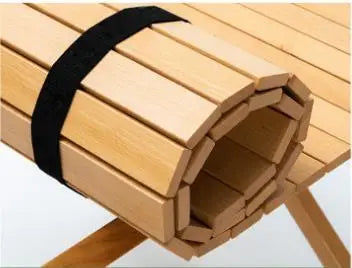 Solid Wood Folding Table Camping Wind Bar Grill Hot Pot Booth Fair  with Heightened Egg
