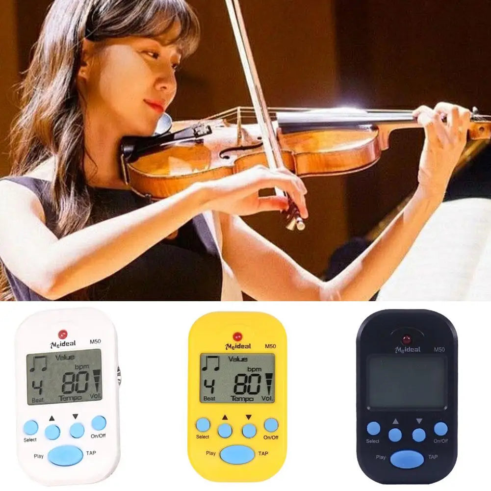 Mini Electronic Metronome Lcd Digital Plastic Professional Guitar Piano Electric Instrument Metronome Accessories Musical U7b0