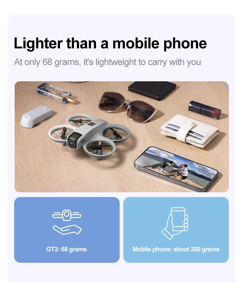 Xiaomi Original GT3 Drone 8K 5G GPS Professional HD Aerial Photography Remote Control Aircraft HD Dual Camera Quadcopter Toy UAV