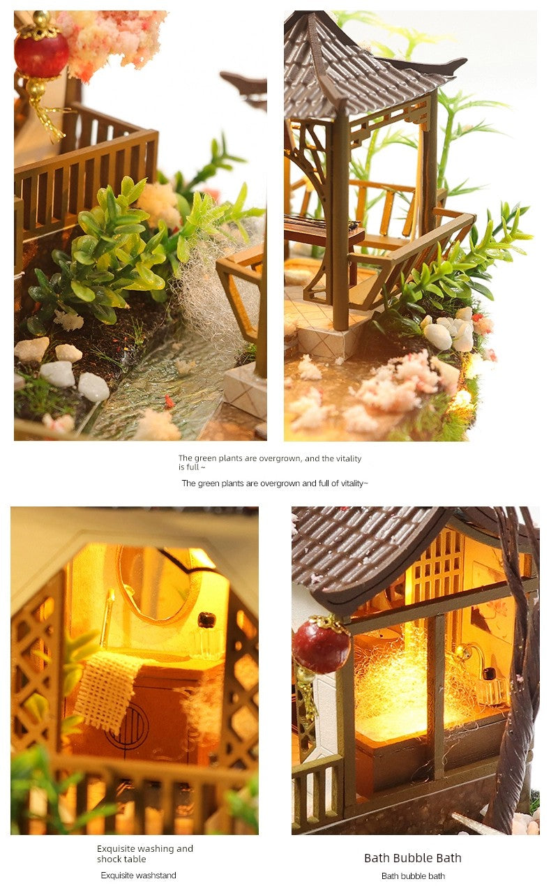 Chinese Style Fairyland House Ancient Architecture DIY Cottage