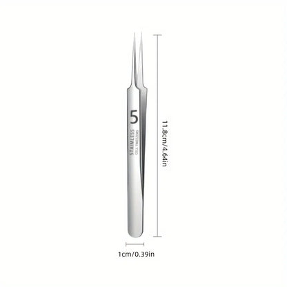 Professional Ultra-fine No. 5 Cell Acne and Blackhead Removal Tweezers