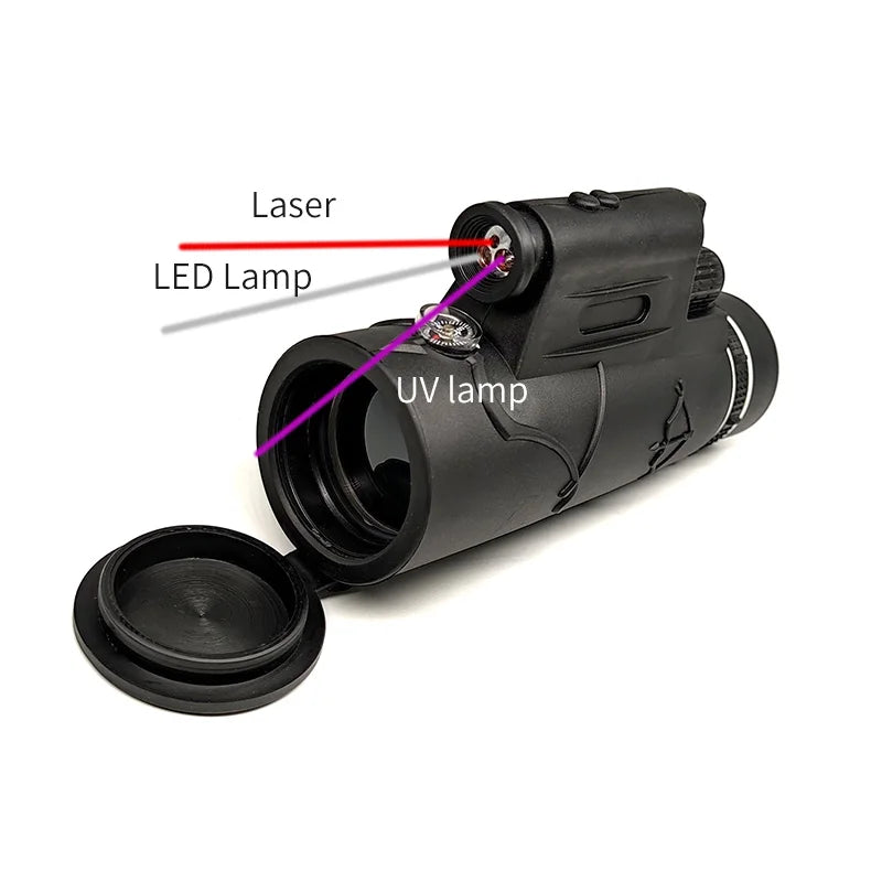 12x50 /10x42 BAK4 Prism &amp; FMC Monocular Telescope for Cruise Bird Watching Hunting Shooting Camping Hiking Boat Spy