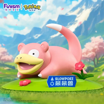 Genuine Pokemon Playful Pikachu Gardevoir Slowpoke Psyduck Small-sized Figurines Doll Toys Children Gifts Cute Cartoon Ornament