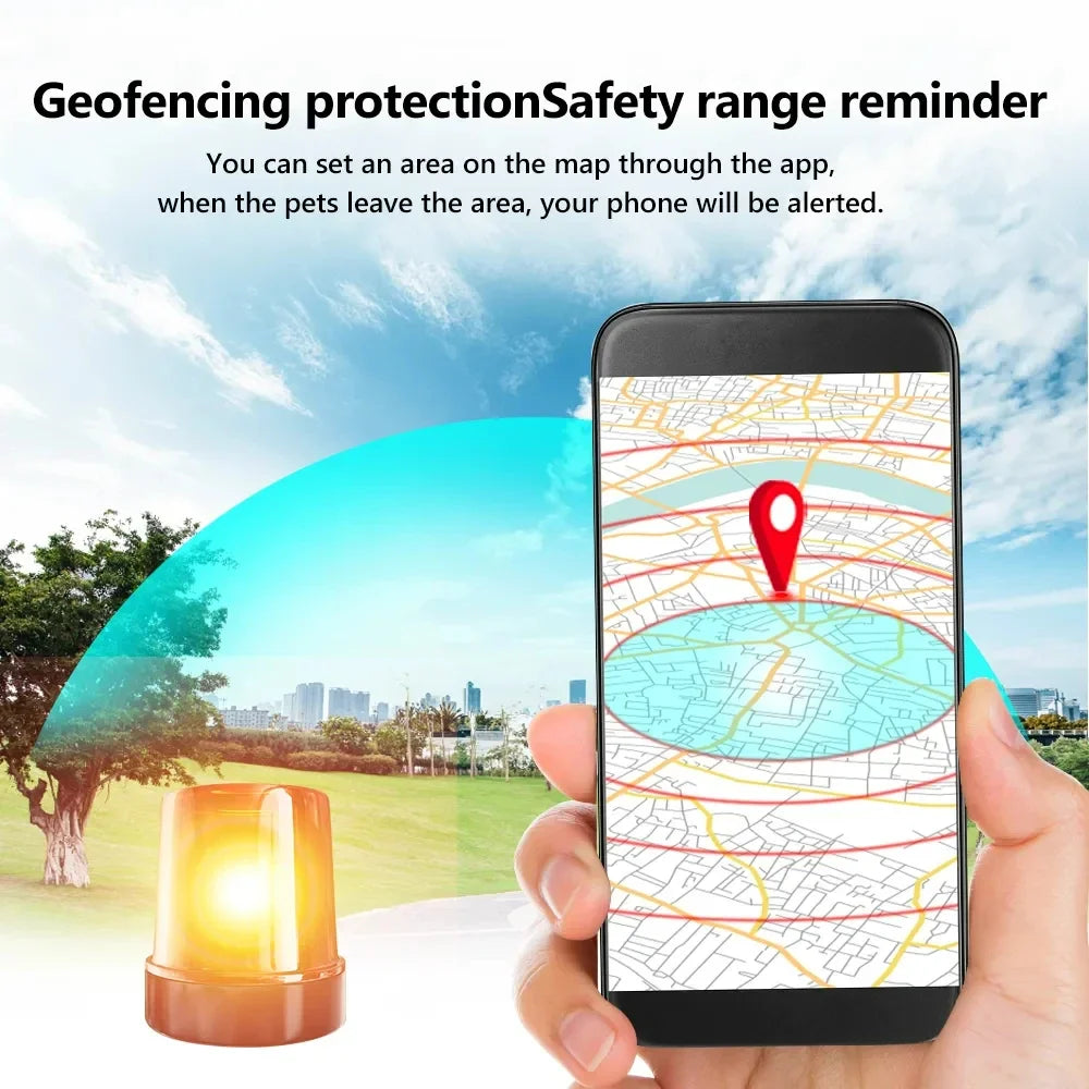 New Pet GPS Tracker Mini 4G Pet Position Tracker Geo-fence Free APP Dog GPS Collar Cat Locator Smart Tracking Alarm GPS Tracking