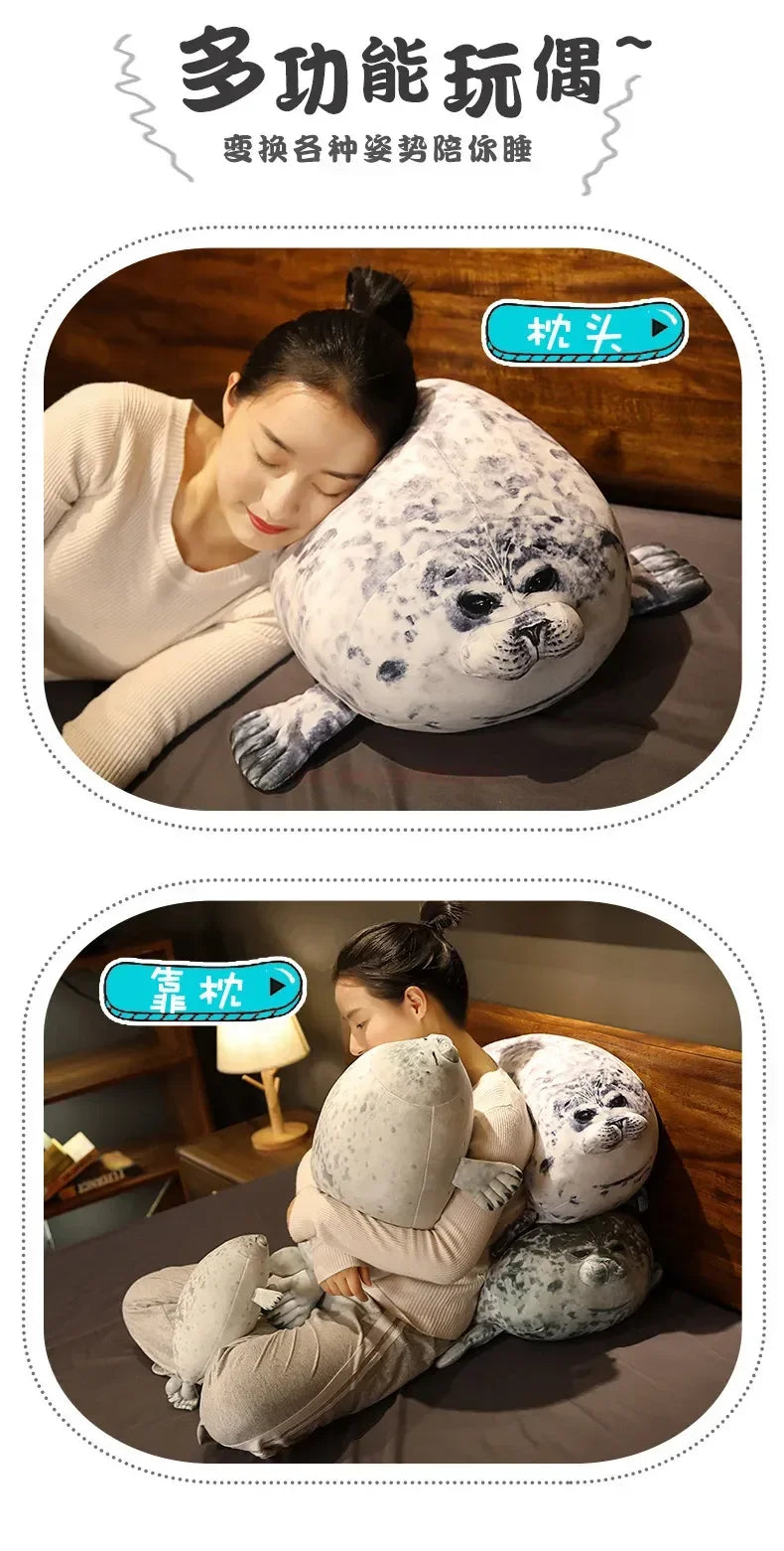 Fat Plush Foca Gorda Seal Toy Stuffed Animal Foca Guatona Peluche Soft Doll Sleeping Pillow Cute Sea Lion Doll Christmas Gift